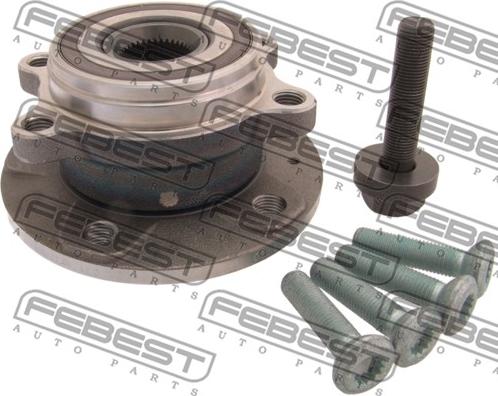 Febest 2382-002 - Ступица колеса, поворотный кулак autospares.lv