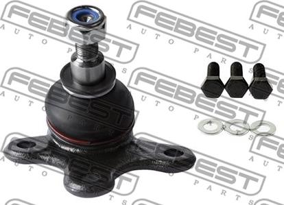 Febest 2320-LUPOFLH - Шаровая опора, несущий / направляющий шарнир autospares.lv