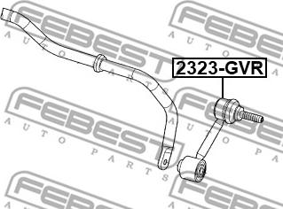 Febest 2323-GVR - Тяга / стойка, стабилизатор autospares.lv