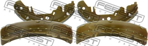 Febest 2202-FLR - Тормозные башмаки, барабанные autospares.lv