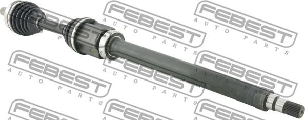 Febest 2714-S40RH - Приводной вал autospares.lv