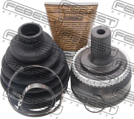 Febest 2710-S60A48 - Шарнирный комплект, ШРУС, приводной вал autospares.lv