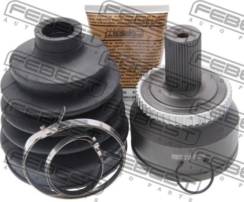 Febest 2710-XC90A48 - Шарнирный комплект, ШРУС, приводной вал autospares.lv