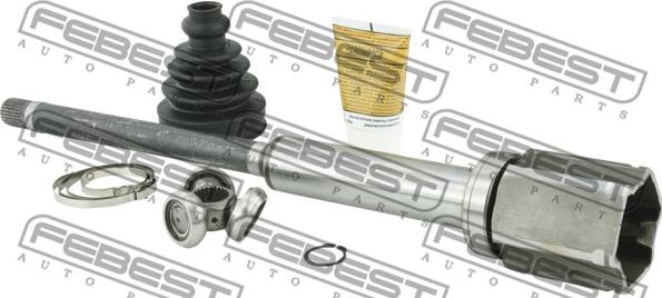 Febest 2711-S80AWDTRH - Шарнирный комплект, ШРУС, приводной вал autospares.lv