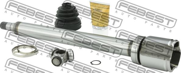 Febest 2711-V70RH - Шарнирный комплект, ШРУС, приводной вал autospares.lv