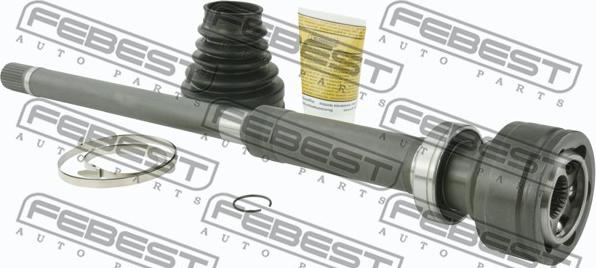 Febest 2711-XC90RH - Шарнирный комплект, ШРУС, приводной вал autospares.lv