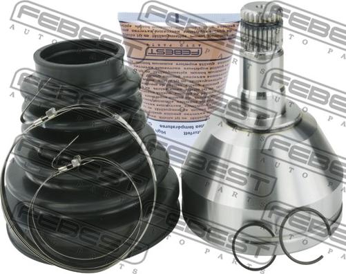 Febest 2711-XC90WDLH - Шарнирный комплект, ШРУС, приводной вал autospares.lv