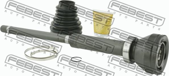 Febest 2711-XC90WDRH - Шарнирный комплект, ШРУС, приводной вал autospares.lv