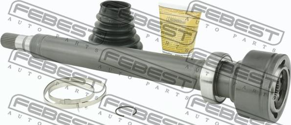 Febest 2711-XC60S6RH - Шарнирный комплект, ШРУС, приводной вал autospares.lv