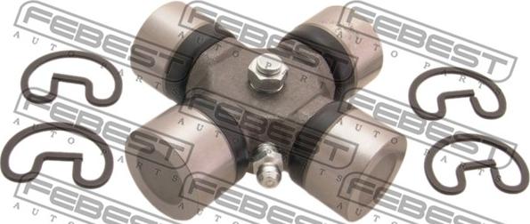 Febest AS-009 - Шарнир, продольный вал autospares.lv