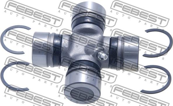 Febest AST-20 - Шарнир, продольный вал autospares.lv