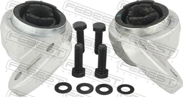 Febest BMAB-E46B-KIT - Сайлентблок, рычаг подвески колеса autospares.lv