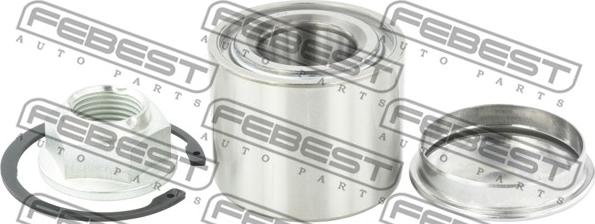 Febest DAC30620048-KIT - Подшипник ступицы колеса, комплект autospares.lv