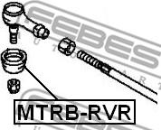 Febest MTRB-RVR - Ремкомплект, наконечник поперечной рулевой тяги autospares.lv