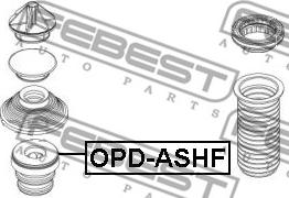 Febest OPD-ASHF - Отбойник, демпфер амортизатора autospares.lv