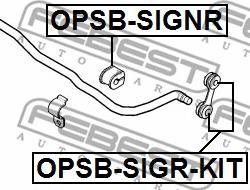 Febest OPSB-SIGR-KIT - Ремкомплект, соединительная тяга стабилизатора autospares.lv