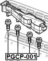 Febest PGCP-001 - Вилка, катушка зажигания autospares.lv