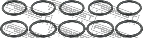 Febest RINGWH-018-PCS10 - Прокладка, фланец охлаждающей жидкости autospares.lv