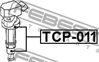 Febest TCP-011 - Вилка, катушка зажигания autospares.lv