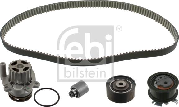 Febi Bilstein 45119 - Водяной насос + комплект зубчатого ремня ГРМ autospares.lv