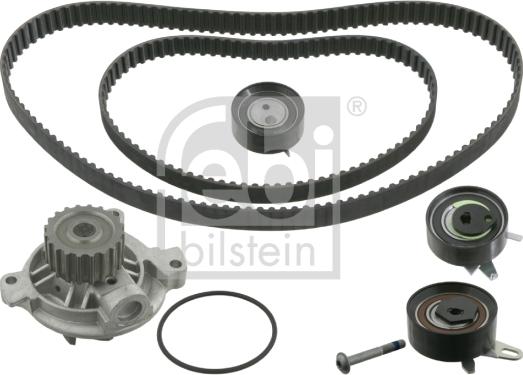 Febi Bilstein 45127 - Водяной насос + комплект зубчатого ремня ГРМ autospares.lv