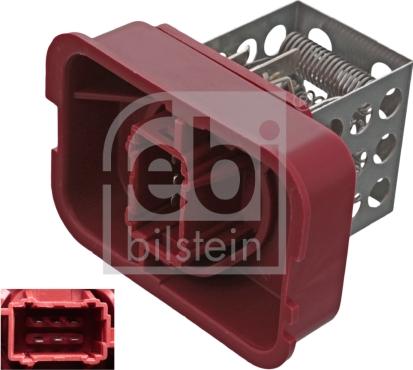 Febi Bilstein 48926 - Сопротивление, реле, вентилятор салона autospares.lv