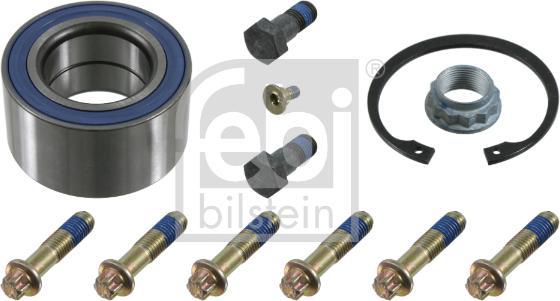 Febi Bilstein 08221 - Подшипник ступицы колеса, комплект autospares.lv