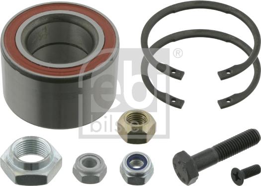 Febi Bilstein 03624 - Подшипник ступицы колеса, комплект autospares.lv