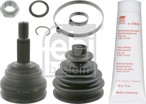 Febi Bilstein 14878 - Шарнирный комплект, ШРУС, приводной вал autospares.lv