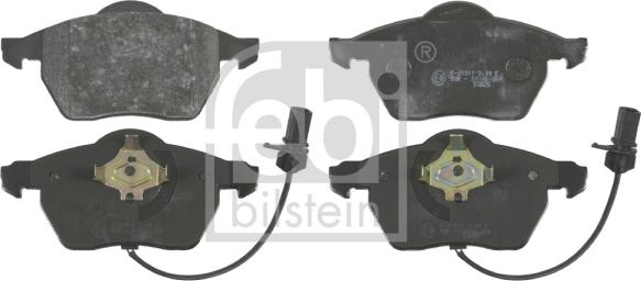 Febi Bilstein 16448 - Тормозные колодки, дисковые, комплект autospares.lv