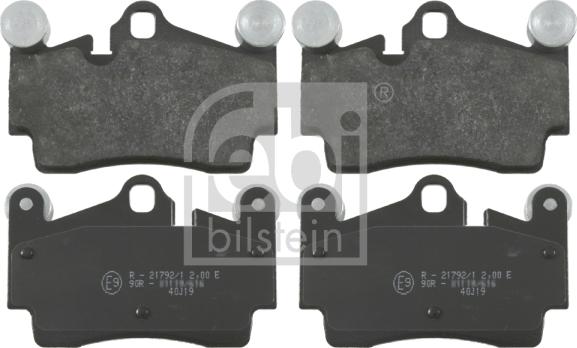 Febi Bilstein 16461 - Тормозные колодки, дисковые, комплект autospares.lv