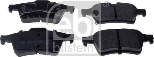 Febi Bilstein 16428 - Тормозные колодки, дисковые, комплект autospares.lv