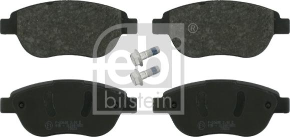 Febi Bilstein 16422 - Тормозные колодки, дисковые, комплект autospares.lv