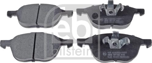 Febi Bilstein 16479 - Тормозные колодки, дисковые, комплект autospares.lv