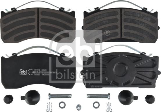 Febi Bilstein 16592 - Тормозные колодки, дисковые, комплект autospares.lv