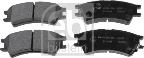 Febi Bilstein 16541 - Тормозные колодки, дисковые, комплект autospares.lv