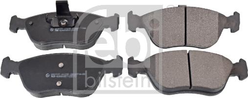 Febi Bilstein 16506 - Тормозные колодки, дисковые, комплект autospares.lv