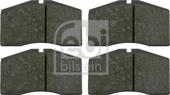 Febi Bilstein 16514 - Тормозные колодки, дисковые, комплект autospares.lv