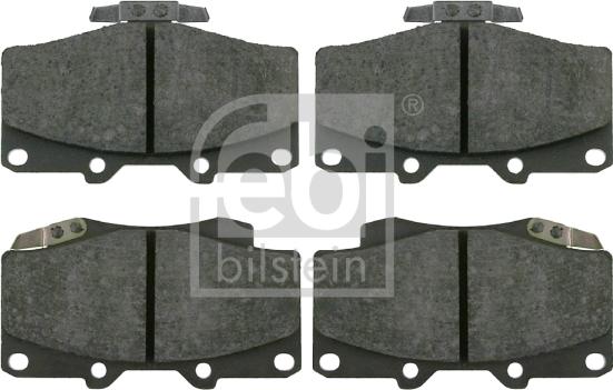 Febi Bilstein 16537 - Тормозные колодки, дисковые, комплект autospares.lv
