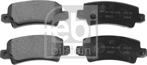 Febi Bilstein 16577 - Тормозные колодки, дисковые, комплект autospares.lv