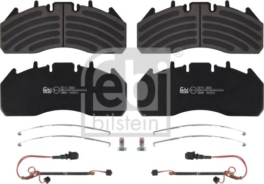 Febi Bilstein 16690 - Тормозные колодки, дисковые, комплект autospares.lv