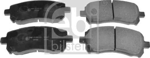 Febi Bilstein 16660 - Тормозные колодки, дисковые, комплект autospares.lv