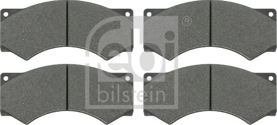 Febi Bilstein 16604 - Тормозные колодки, дисковые, комплект autospares.lv