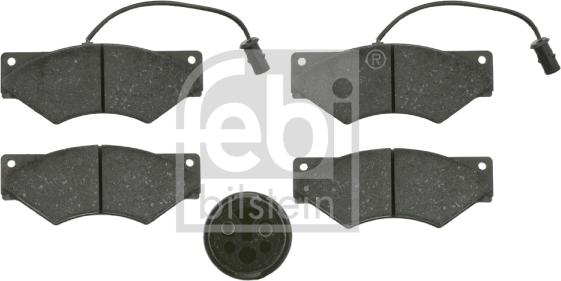 Febi Bilstein 16600 - Тормозные колодки, дисковые, комплект autospares.lv