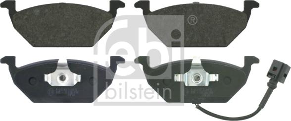 Febi Bilstein 16617 - Тормозные колодки, дисковые, комплект autospares.lv