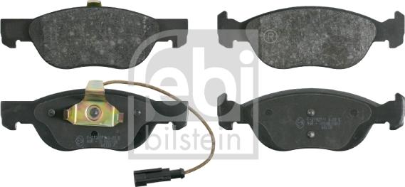 Febi Bilstein 16091 - Тормозные колодки, дисковые, комплект autospares.lv