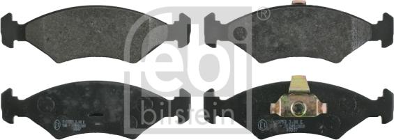 Febi Bilstein 16040 - Тормозные колодки, дисковые, комплект autospares.lv