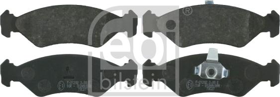 Febi Bilstein 16042 - Тормозные колодки, дисковые, комплект autospares.lv