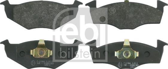 Febi Bilstein 16006 - Тормозные колодки, дисковые, комплект autospares.lv