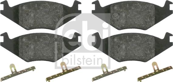 Febi Bilstein 16011 - Тормозные колодки, дисковые, комплект autospares.lv